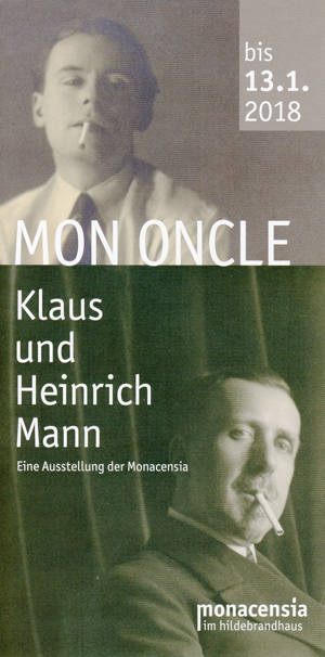 Plakat zur Ausstellung MON ONCLE