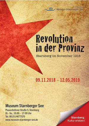 Plakat zur Ausstellung Revolution in der Provinz
