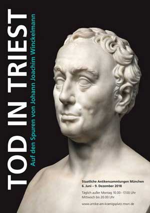 Plakat zur Ausstellung Tod in Triest