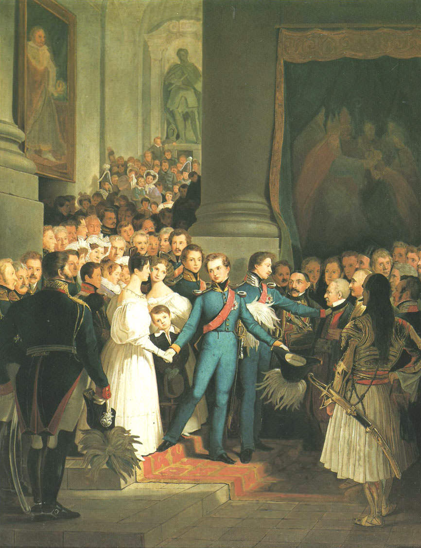 Abschied von König Otto von Griechenland