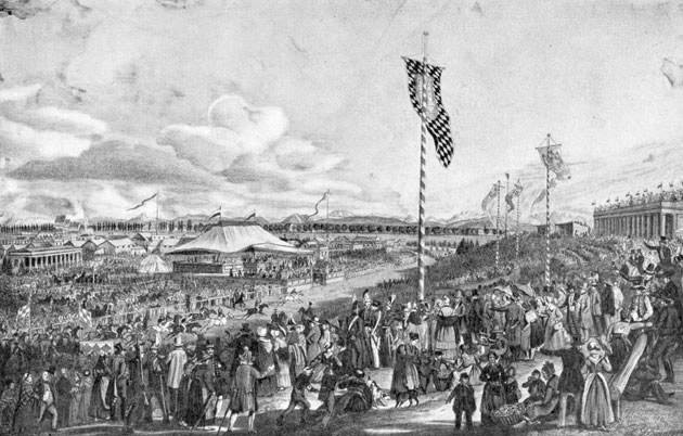 Pferderennen auf der Thersesienwiese