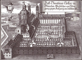  – Theatinerkloster, Westansicht