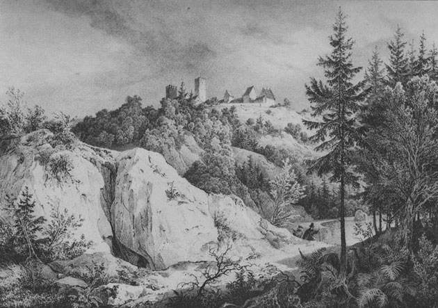 Ruinen des Schlosses Grünwald