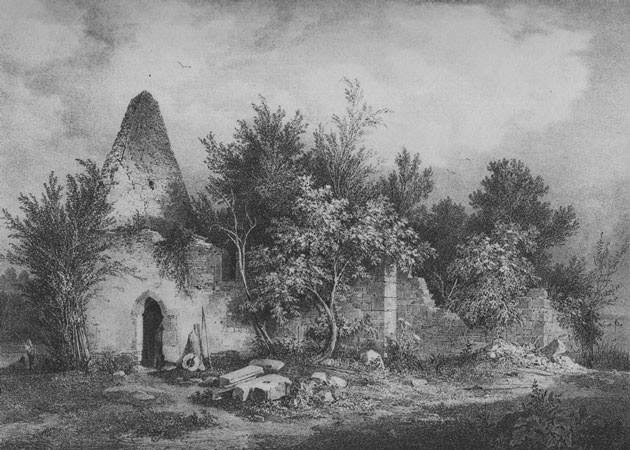 Die Ruinen einer 

Kapelle