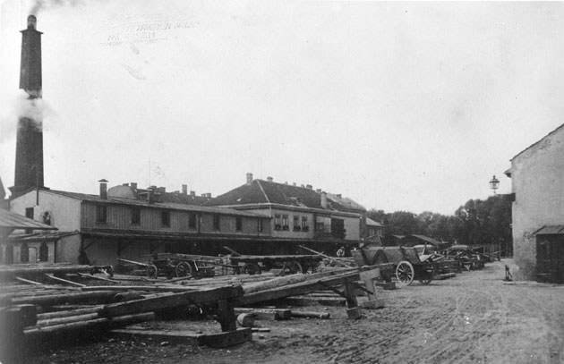 Die Zimmerei Dosch an der Entenbachstraße