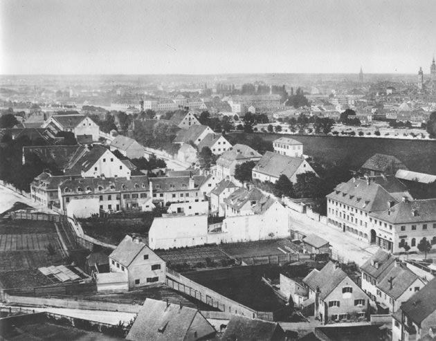 Blick von der Haidhauser Pfarrkirche