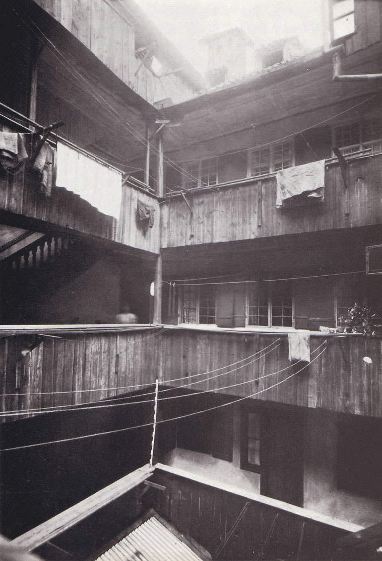 Innenhof eines 

Bürgerhauses im Altheimer Eck