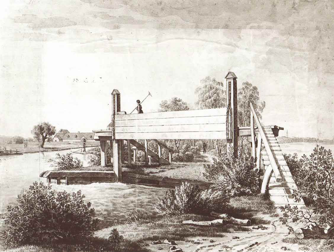 Schleußenanlage am Dreimühlenbach