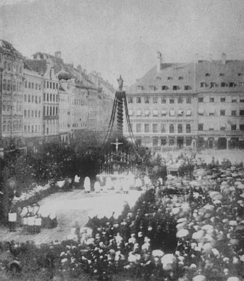 Dankgottesdienst zu Ende der Choleraepidemie 1852