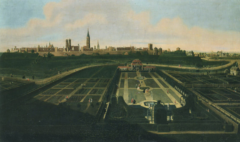 Stadtansicht mit dem La-Rosée-Schlössel