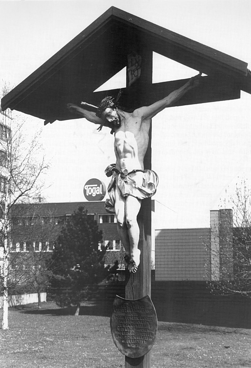 Erinnerungskreuz an die Maria- Loretto Kapelle