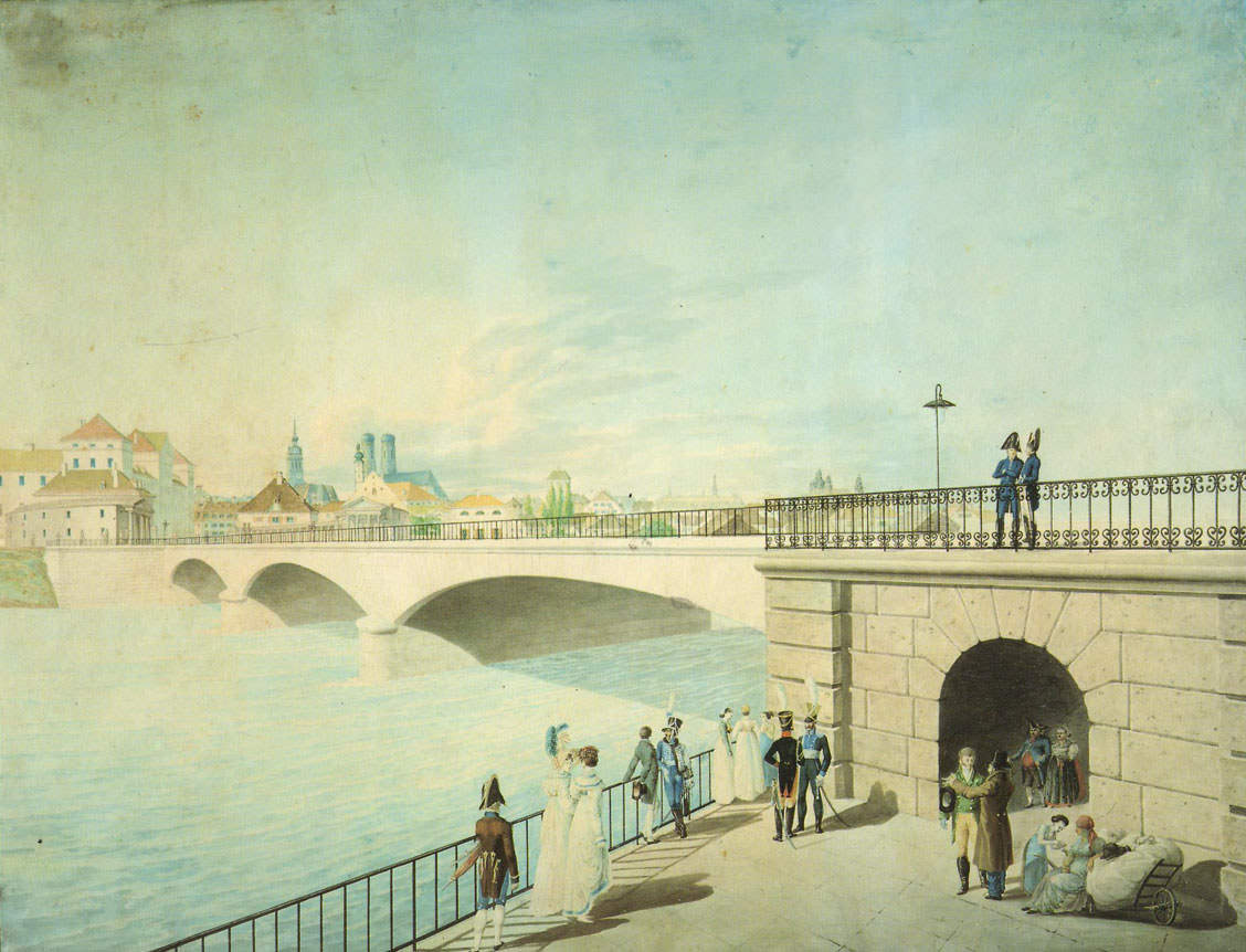 Die geplante neue Isarbrücke