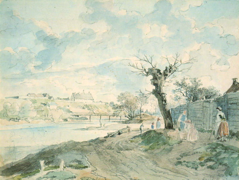 Blick   auf die Praterinsel