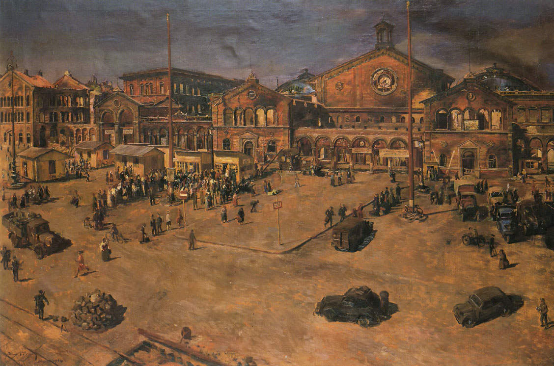 Der ausgebrannte Hauptbahnhof