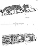 Färbergraben, Südwestseite