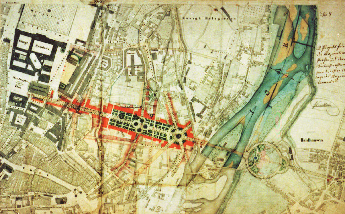 Plan der   Maximilianstraße