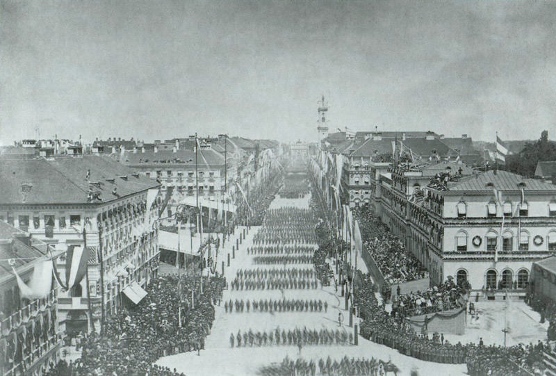 Einzug der bayerischen Truppen