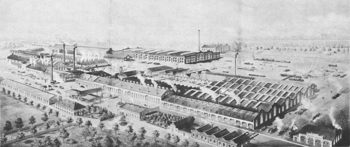 Lokomotivenfabrik Maffei in der Hirschau