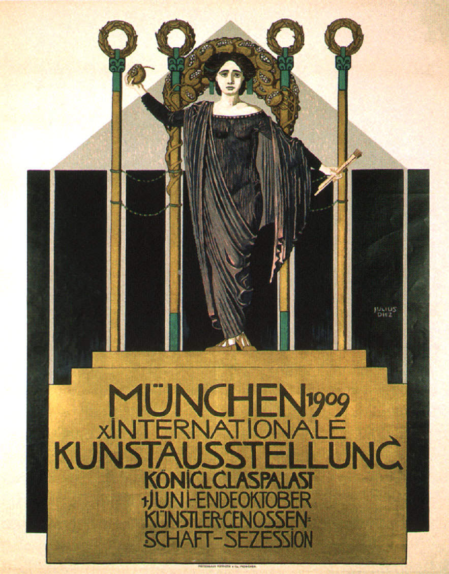 Plakat zur Kunstausstellung 1909