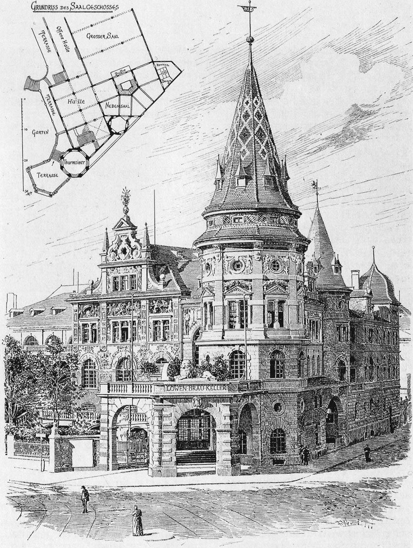 Löwenbräukeller am 

Stiglmaierplatz