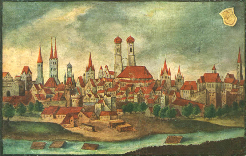 Stadtansicht   von München