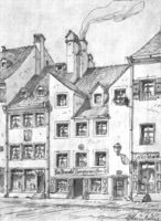  – Häusergruppe in der Kreuzstraße