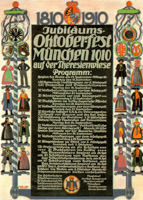  – Plkat zum Jubläums-Oktoberfest 1910