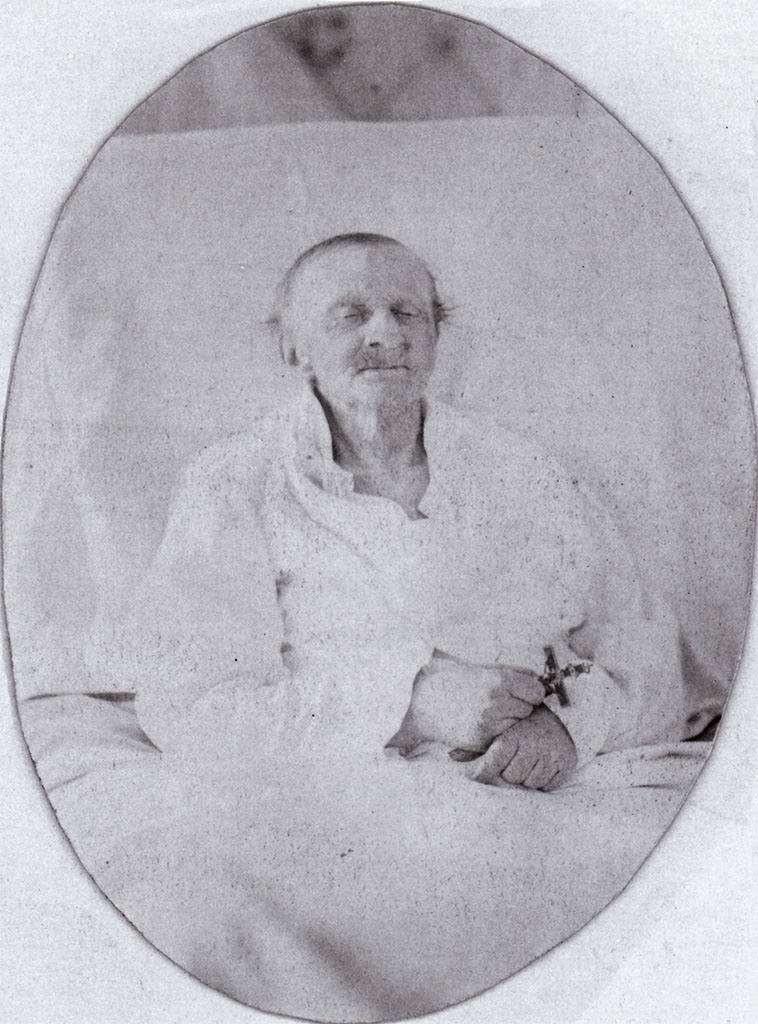 König Ludwig I. auf dem Sterbebett