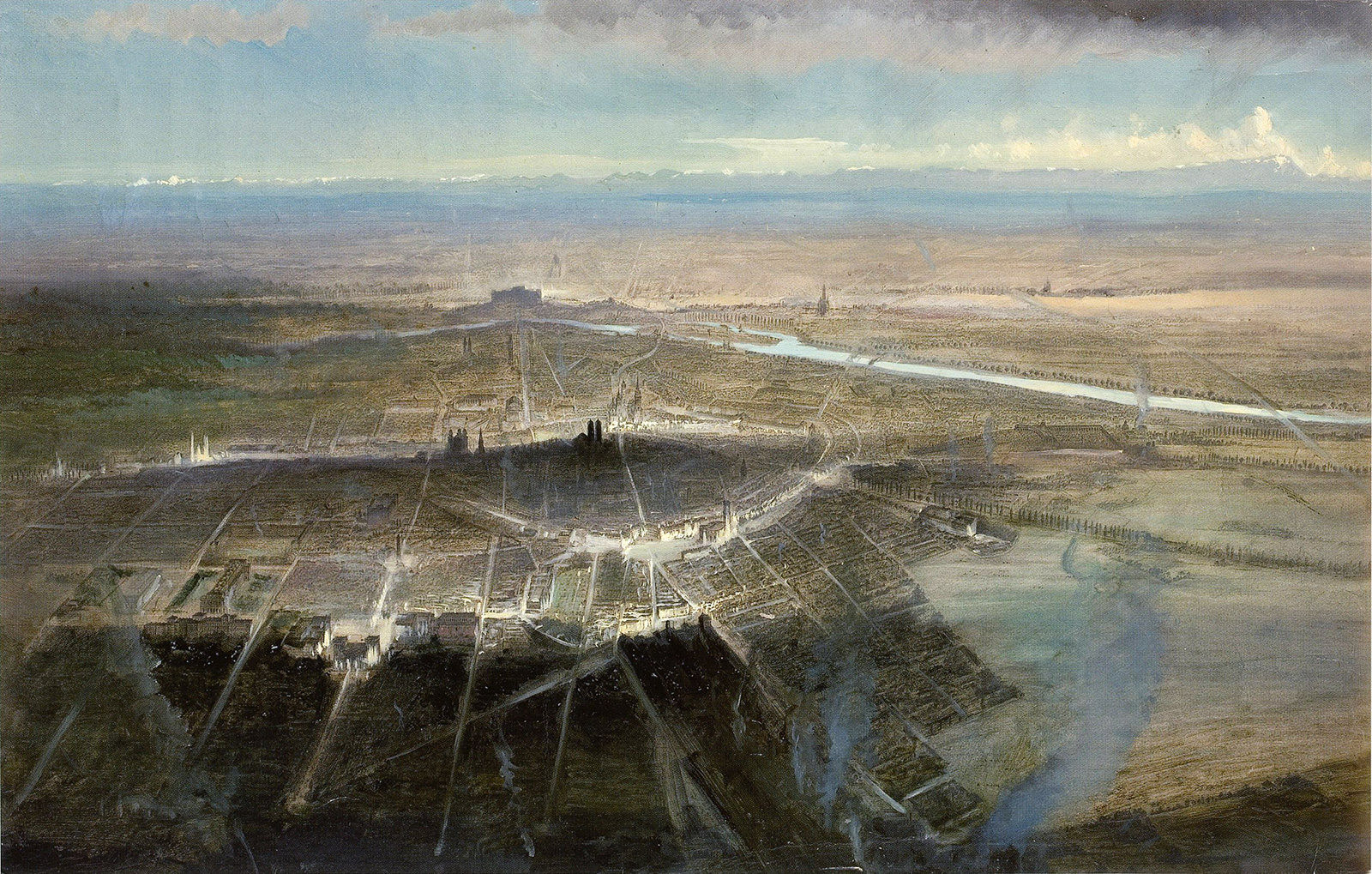 Panorama von München