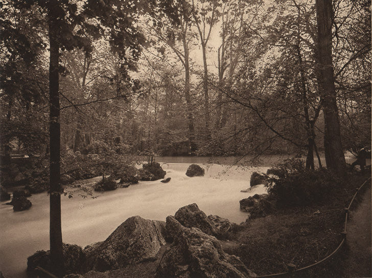 Partie aus dem Englischen Garten um 1910