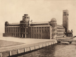 Tiez Hermann – Deutsches Museum im Bau um 1910