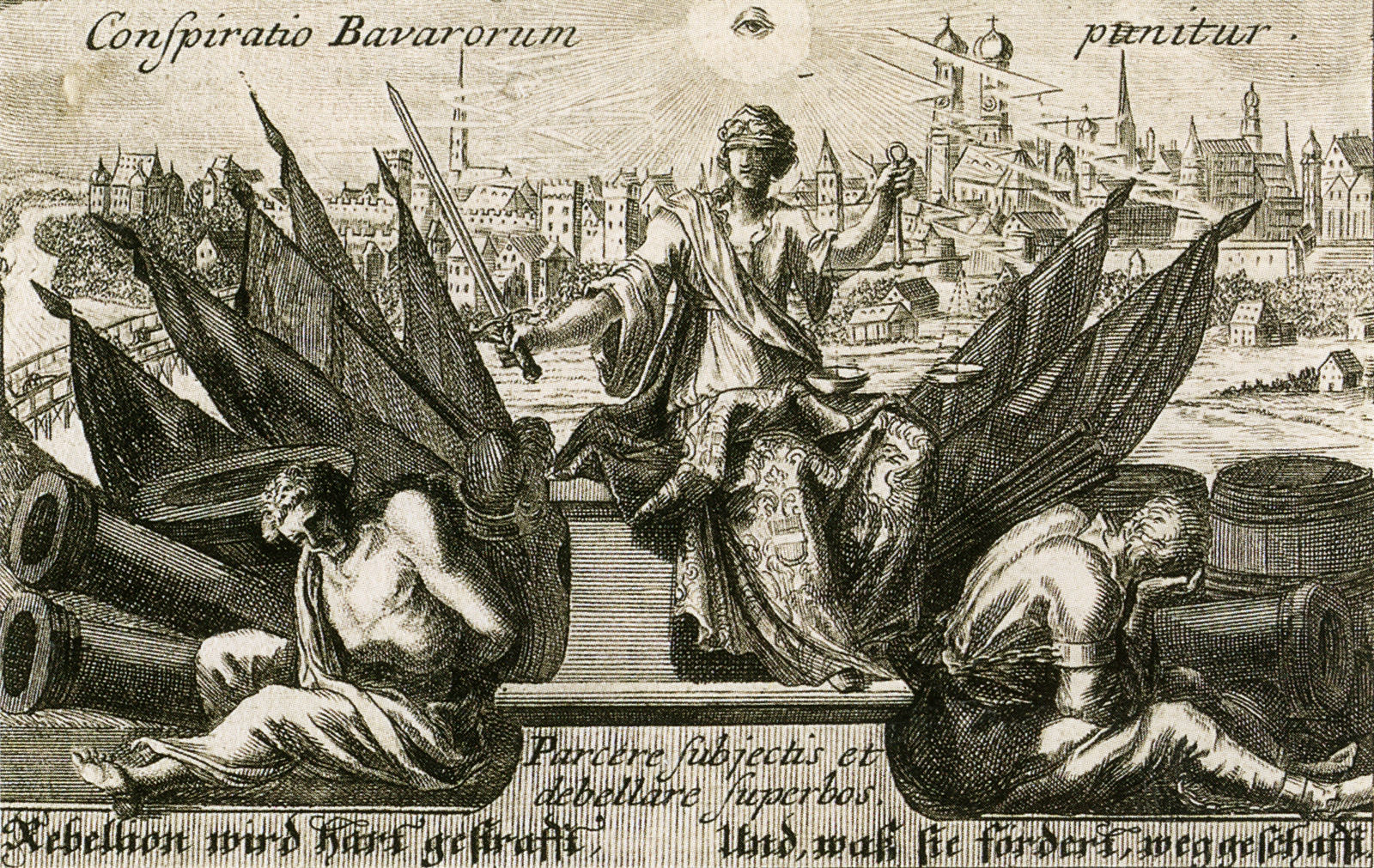 Allegorie auf die Niederwerfung des Volksaufstands