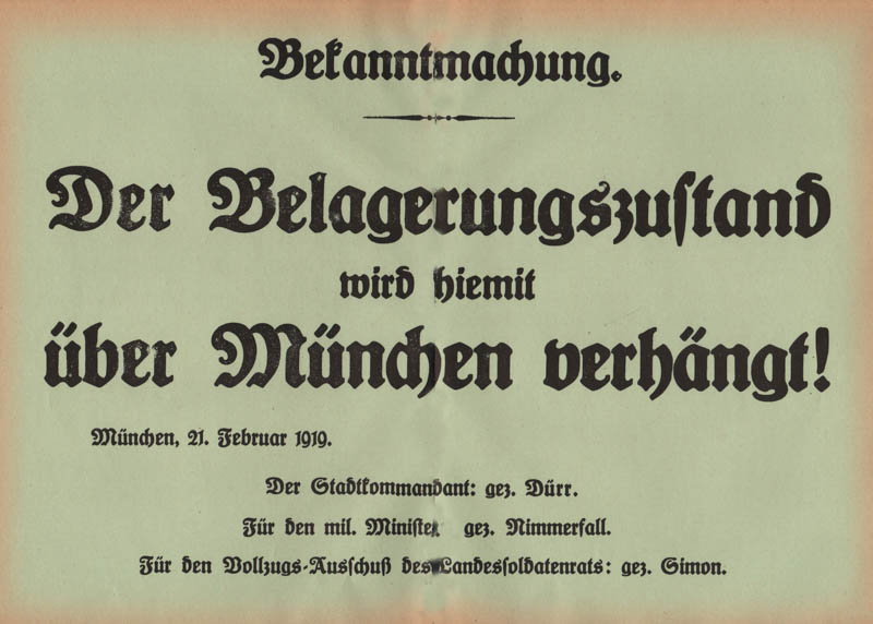 Der Belagerungszustand