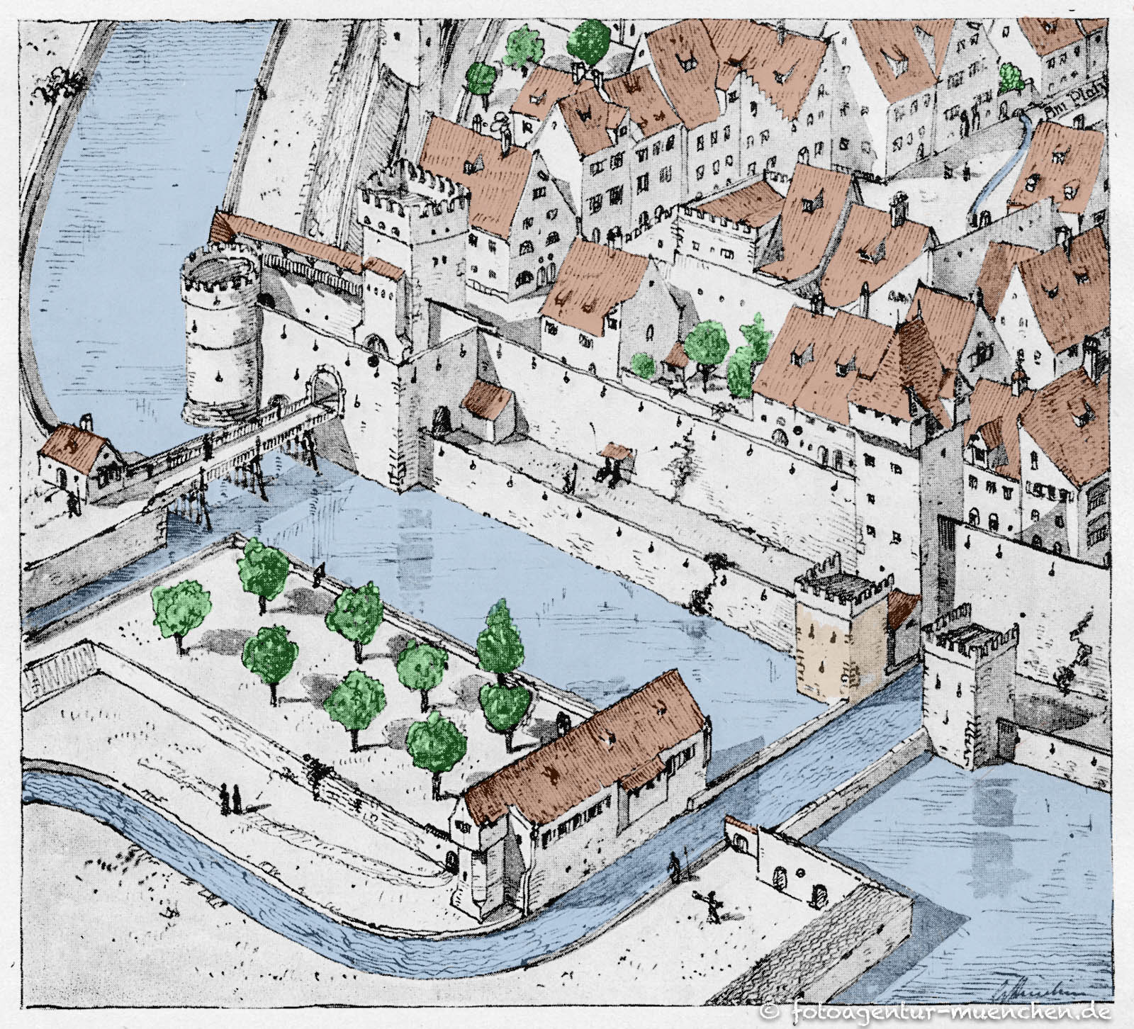 Das Wurzer Tor und der Falkenturm