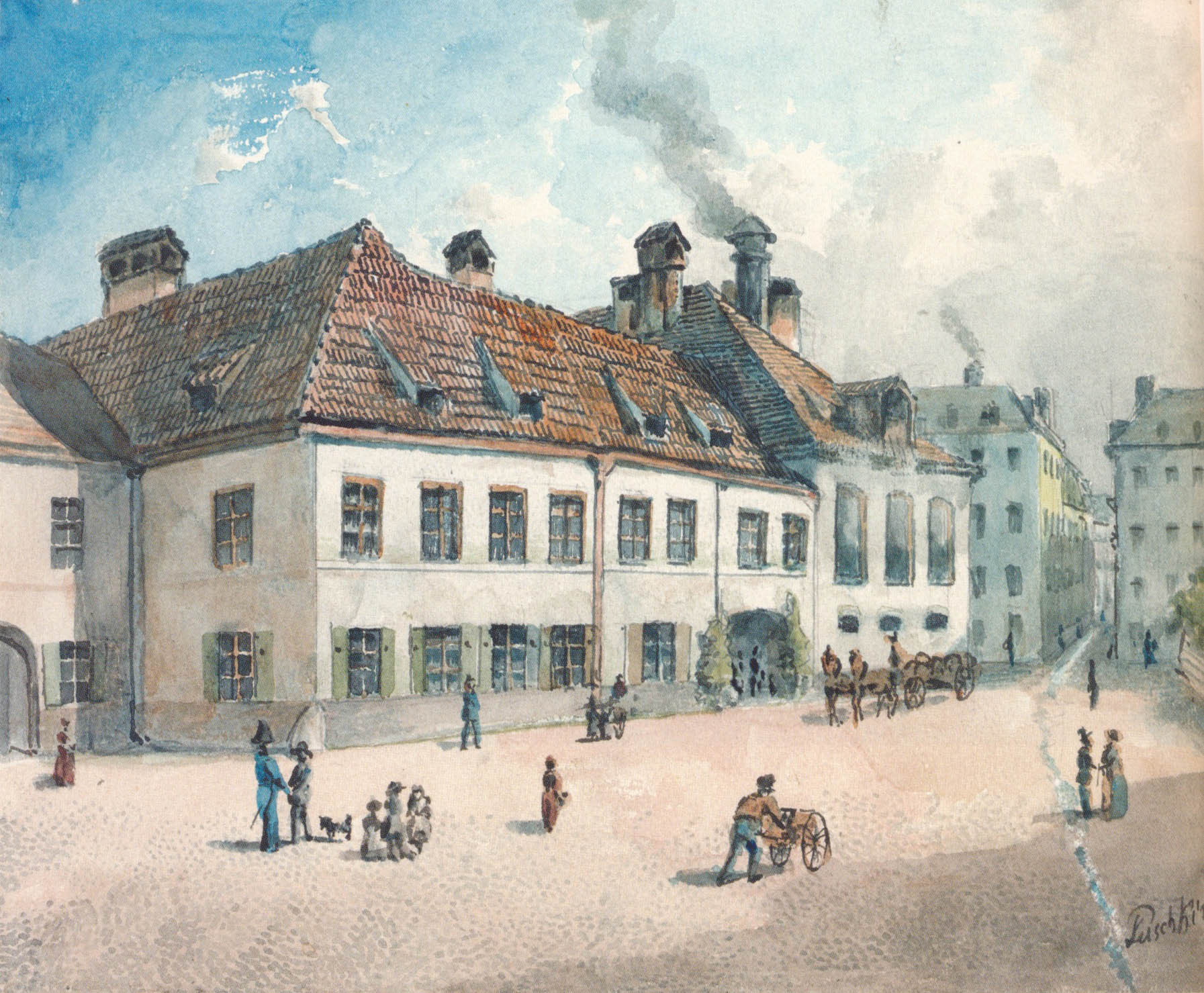 Das alte Hofbräuhaus am Platzl