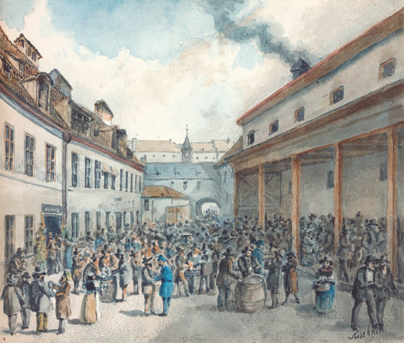 Das alte Hofbräuhaus (Hofraum)