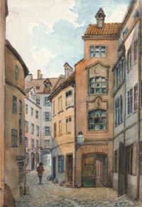 Puschkin Joseph – Das Thiereckgäßl zwischen Frauenplatz und Kaufingergasse