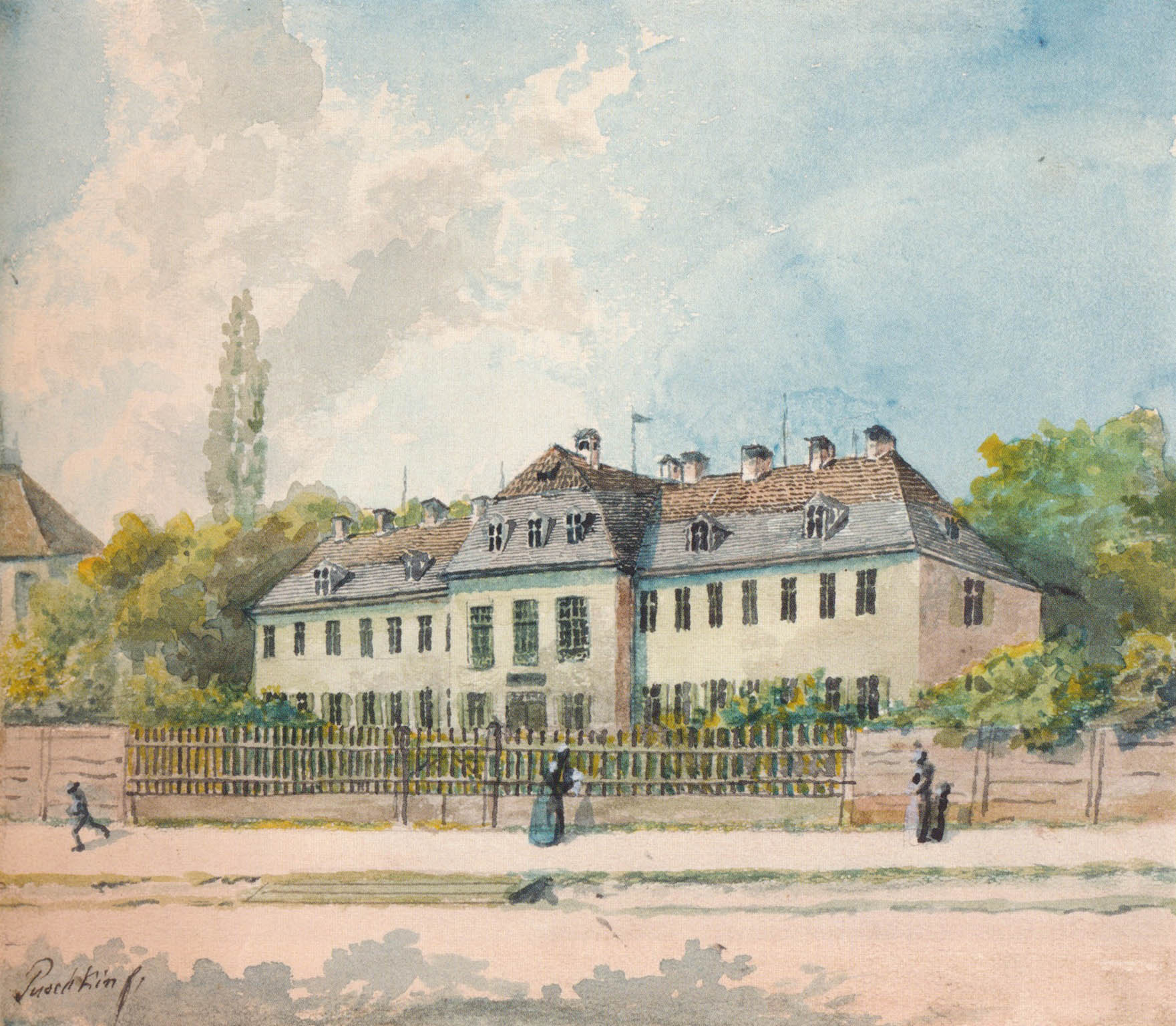 Das Gebärhaus mit der Hebammenschule