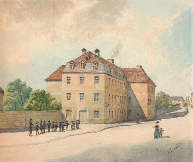 Das städtische Waisenhaus an der Findlingstraße