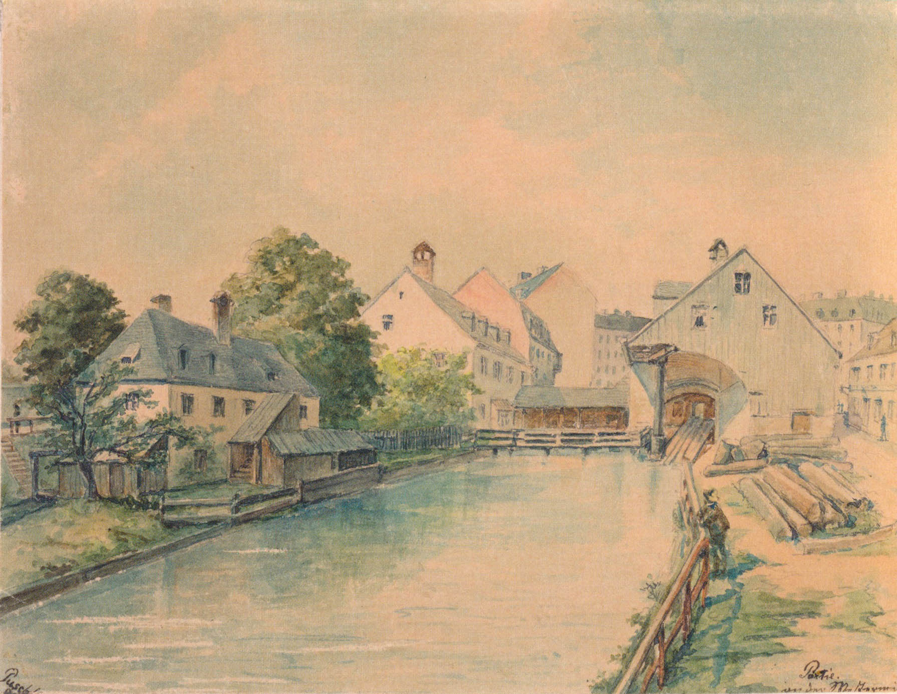 Die Westermühle an der Westermühlstraße