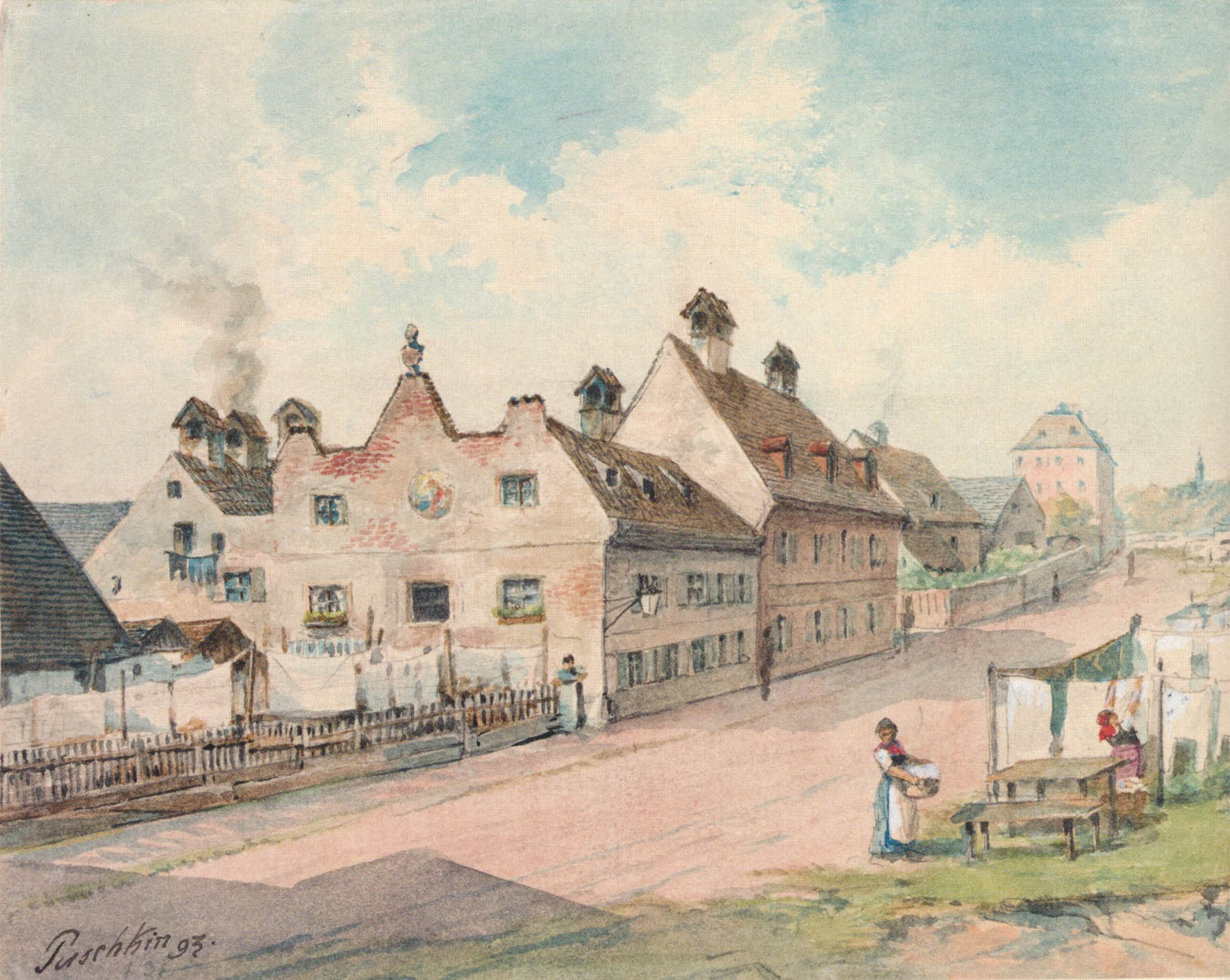 An der äußern Isarstraße am Lehel