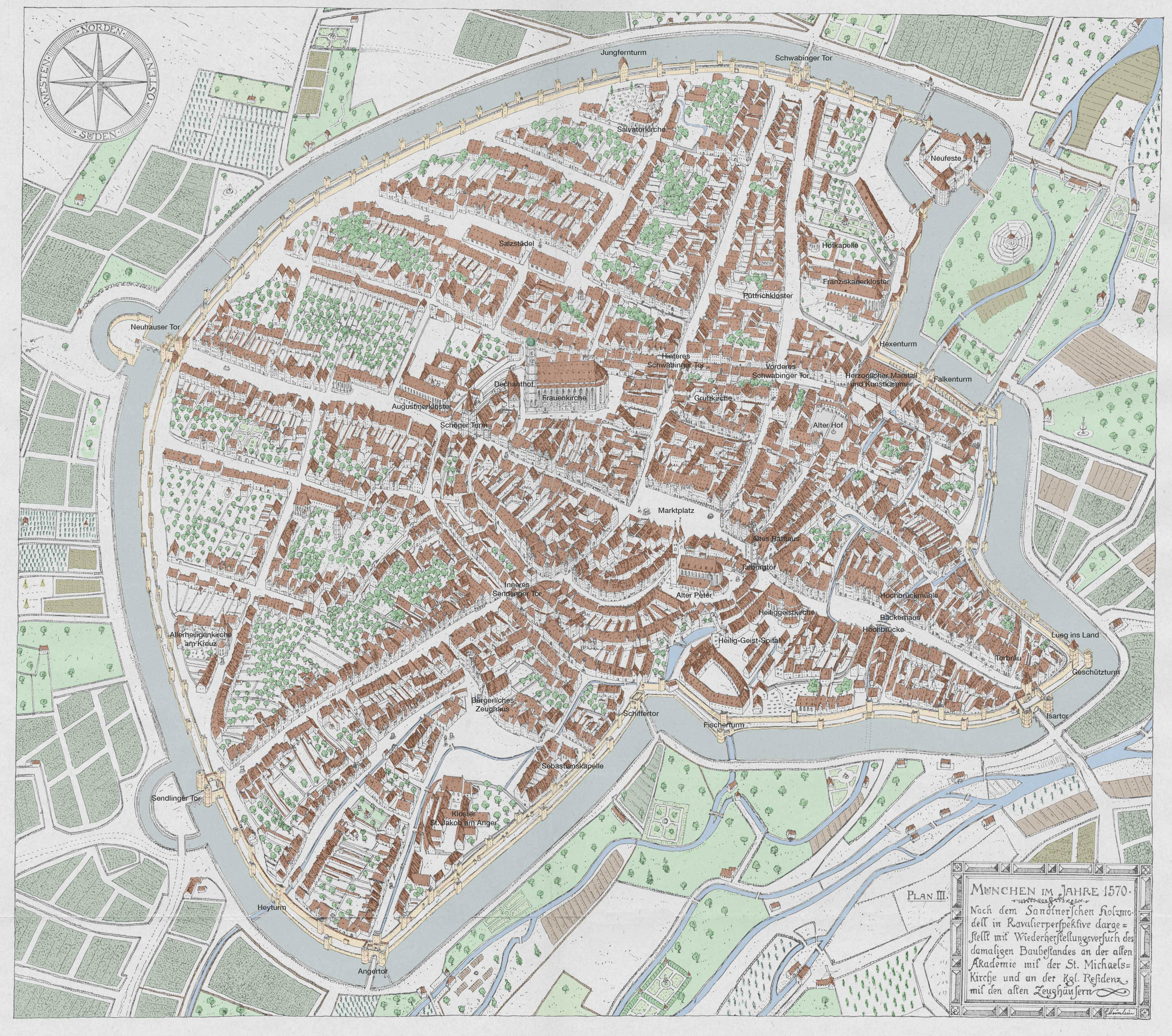 Stadtpaln nach dem Dandtnerischen Stadtmodel