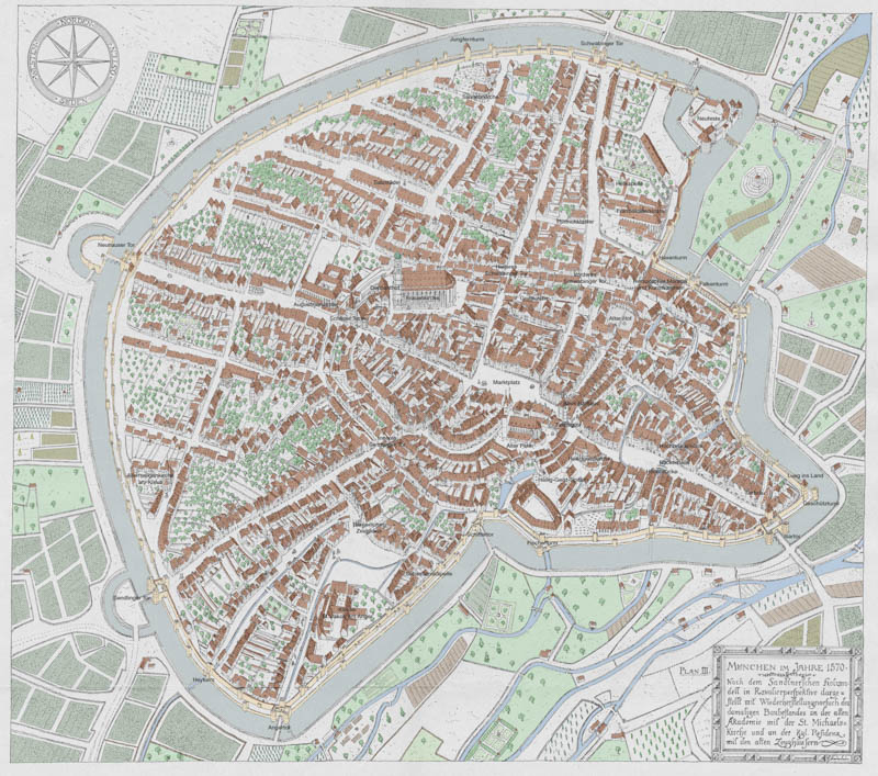 Stadtpaln nach dem Dandtnerischen Stadtmodel