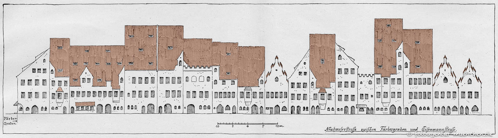 Neuhauserstraße zwischen Färbergraben und Eisenmannstraße