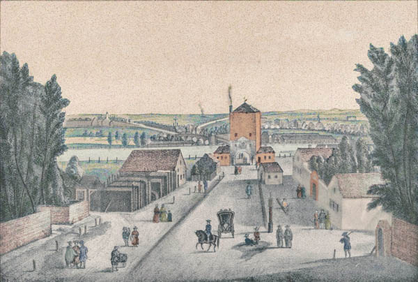 Die Zweibrückenstraße mit Isarbrücke