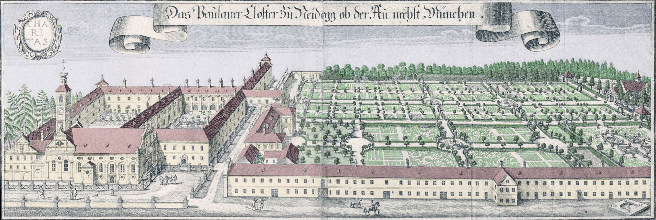 Das Paulanerkloster zu Neidegg ob der Au nächst München