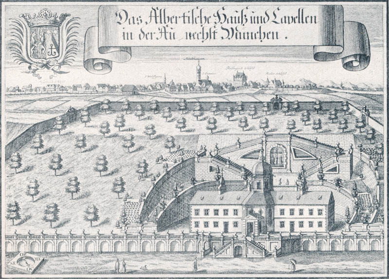 Das Albertische Haus in der Au ca.1702