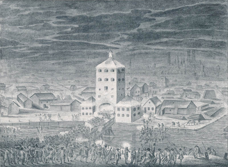 Die Erstürmung des roten Turmes