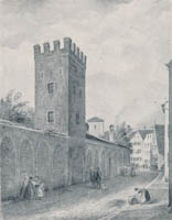 Huber Ludwig – Das Teckentor (Westenriederstraße) abgebrochen 1866