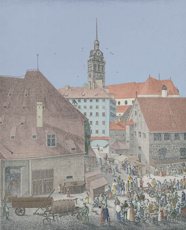 Der Viktualienmarkt 1815